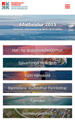 Snjalltækja útgáfan af síðunni