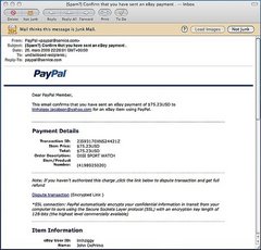 Póstur frá Paypal? - Nei.